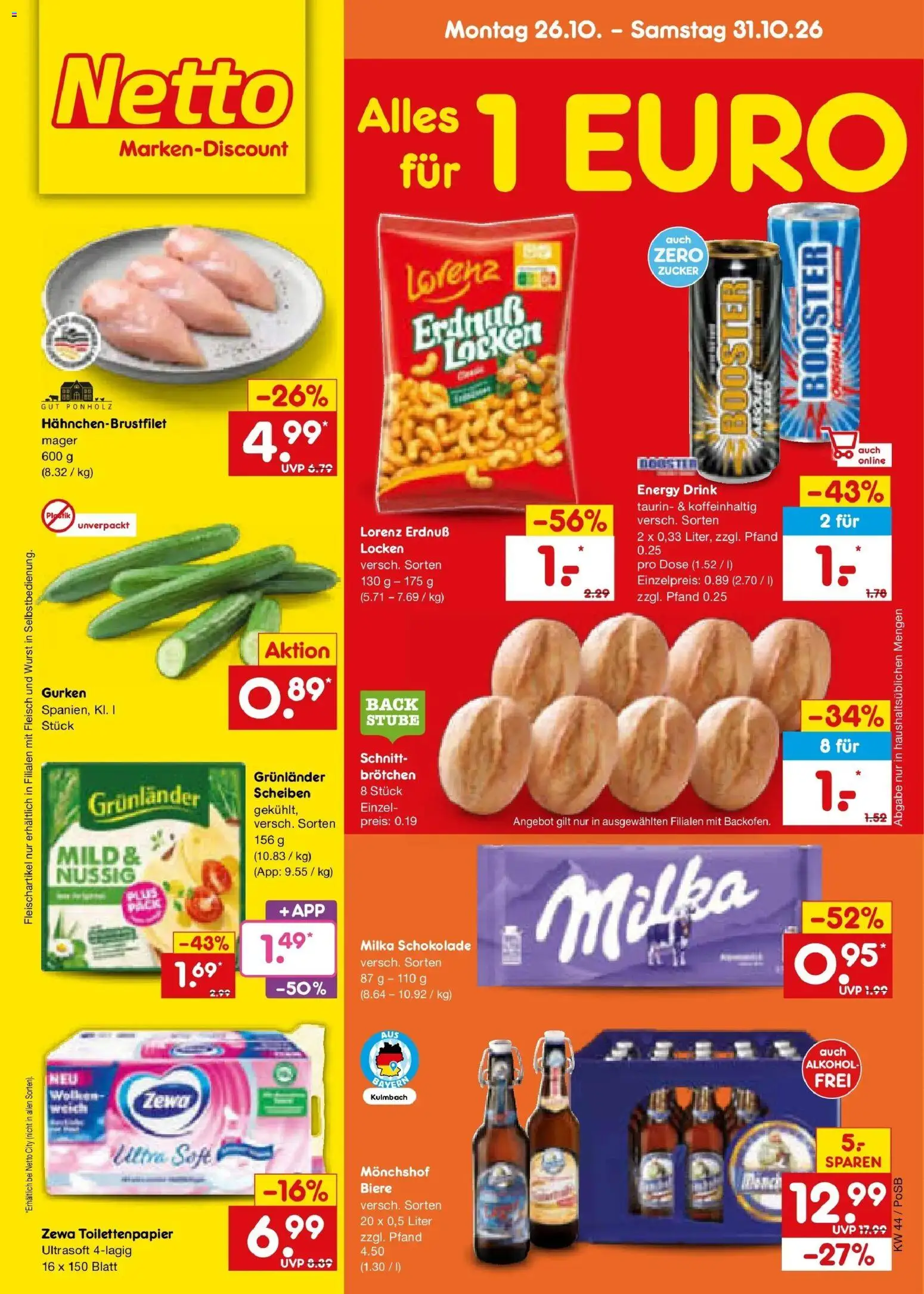 Vorschau von dem Prospekt des Geschäftes Netto Marken-Discount, gültig ab dem 26.10.2026