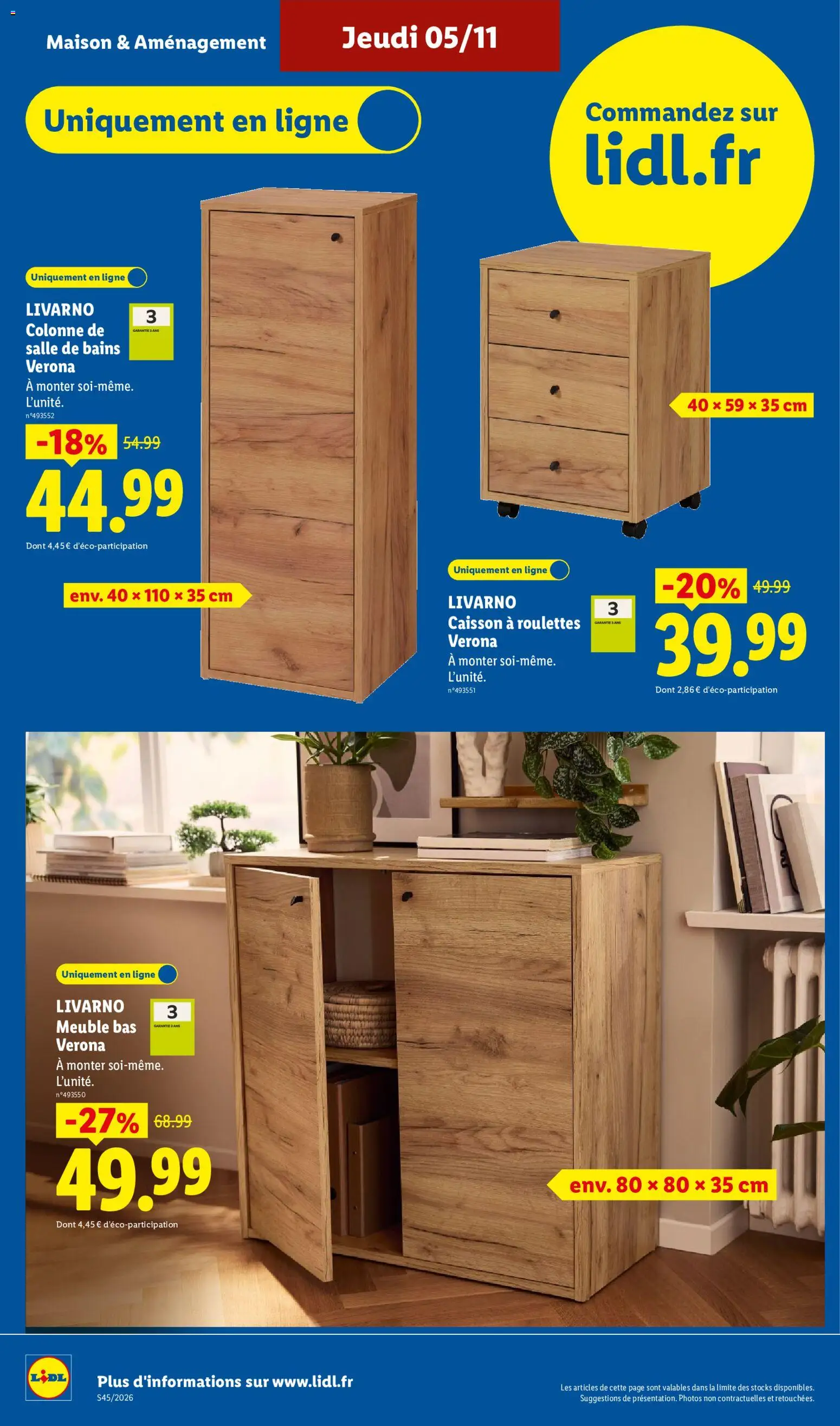 Prévisualisation de LIDL catalogue du magasin LIDL formulaire valide 05/11/2026