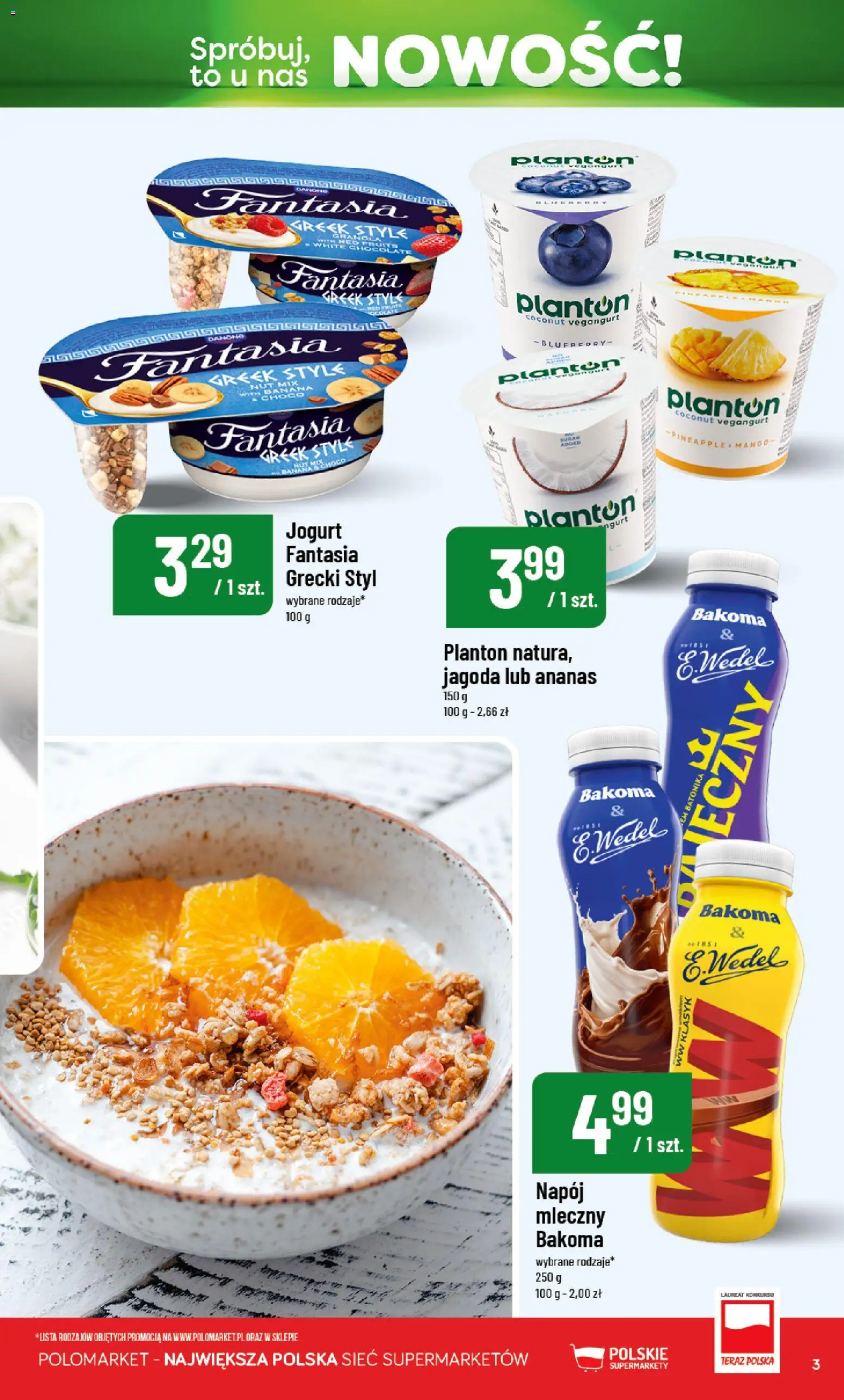 Pogląd gazetki "POLOmarket gazetka - Nowości" ze sklepu POLOmarket ważnej od 10.07.2026