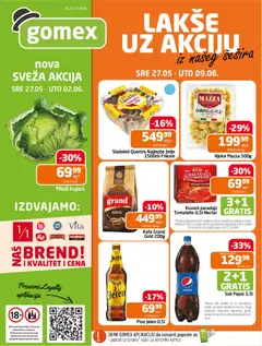 Pregled Gomex kataloga - važi od 27.05.2026