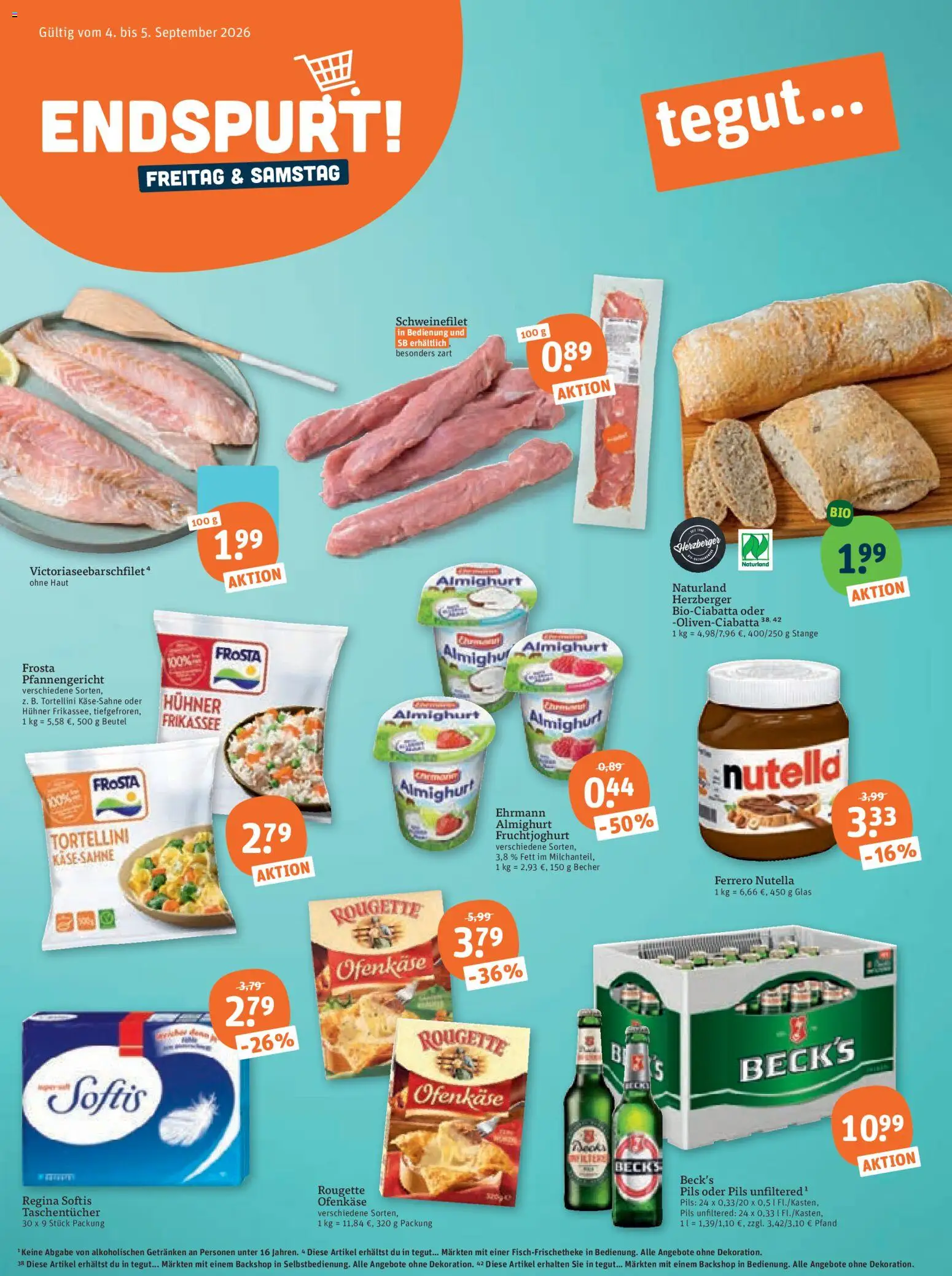 Vorschau von dem Prospekt des Geschäftes Tegut, gültig ab dem 31.08.2026