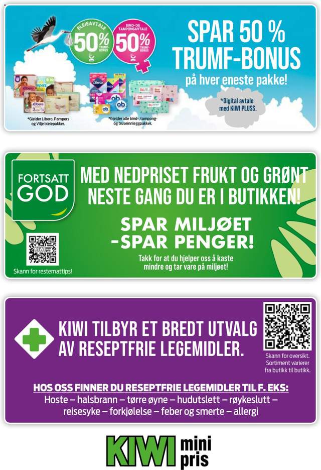Ny Kiwi kundeavis fra 22/06