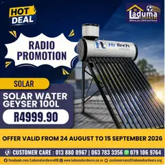 Preview of Laduma Hardware flyer valid from 24/08/2026