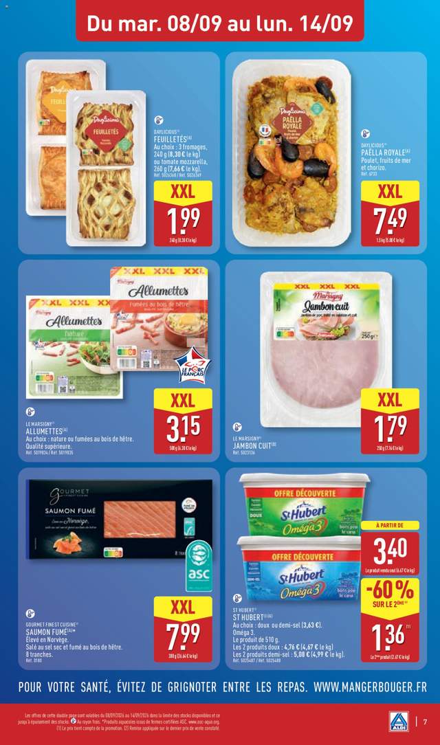 Nouveau catalogue Aldi à partir du 08/09