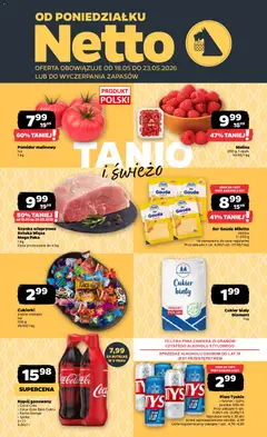 Pogląd gazetki "Netto gazetka od poniedziałku spożywcza" ze sklepu Netto ważnej od 18.05.2026
