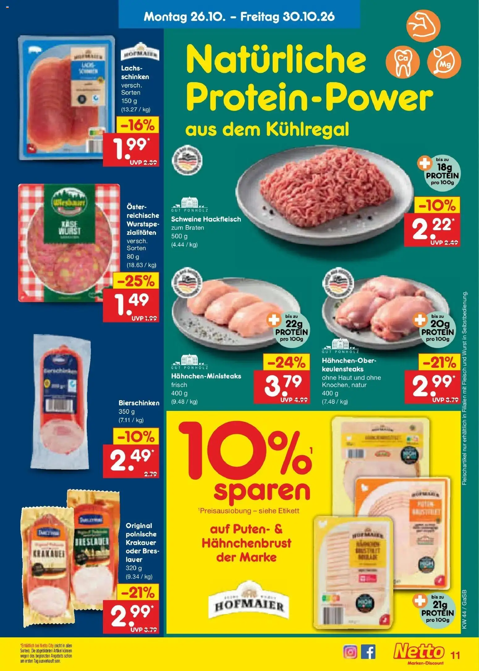 Vorschau von dem Prospekt des Geschäftes Netto Marken-Discount, gültig ab dem 26.10.2026