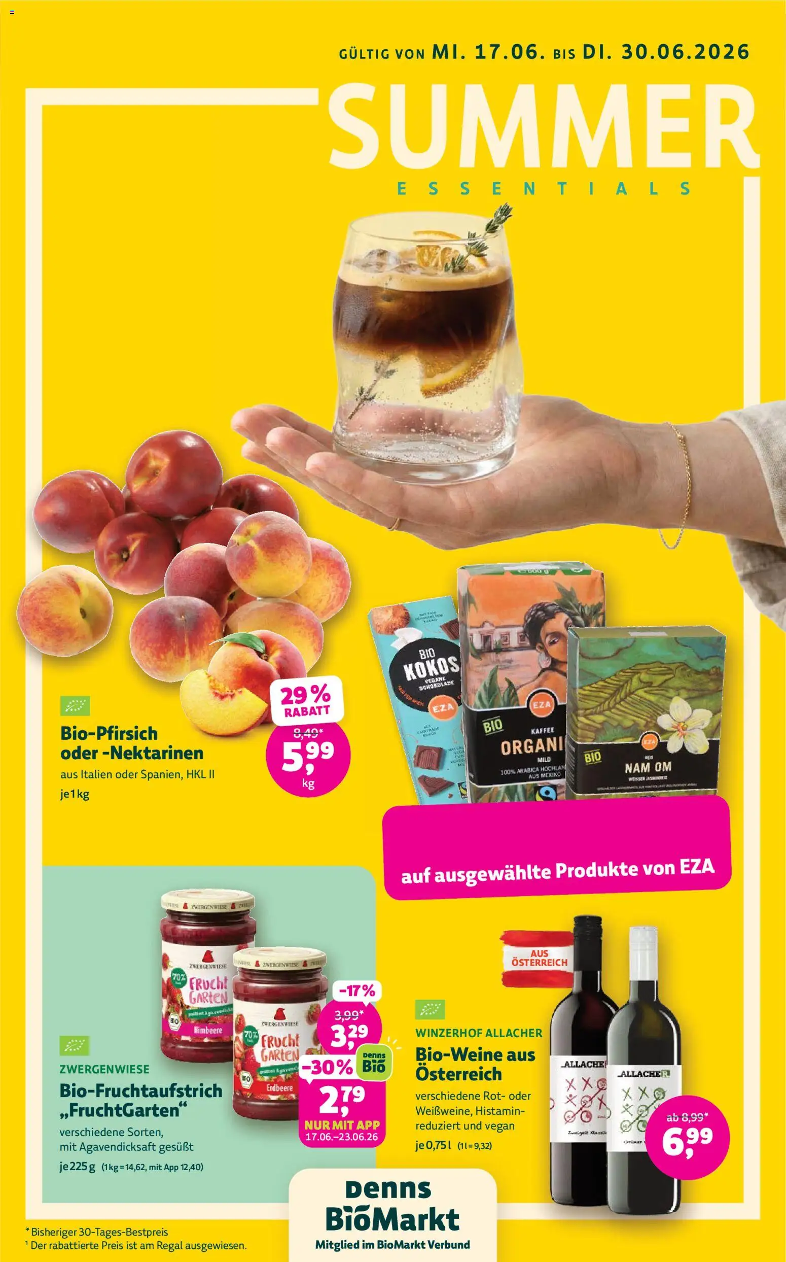 Vorschau der Angebote: Denns BioMarkt Denns BioMarkt Angebote gültig ab 17.06.2026
