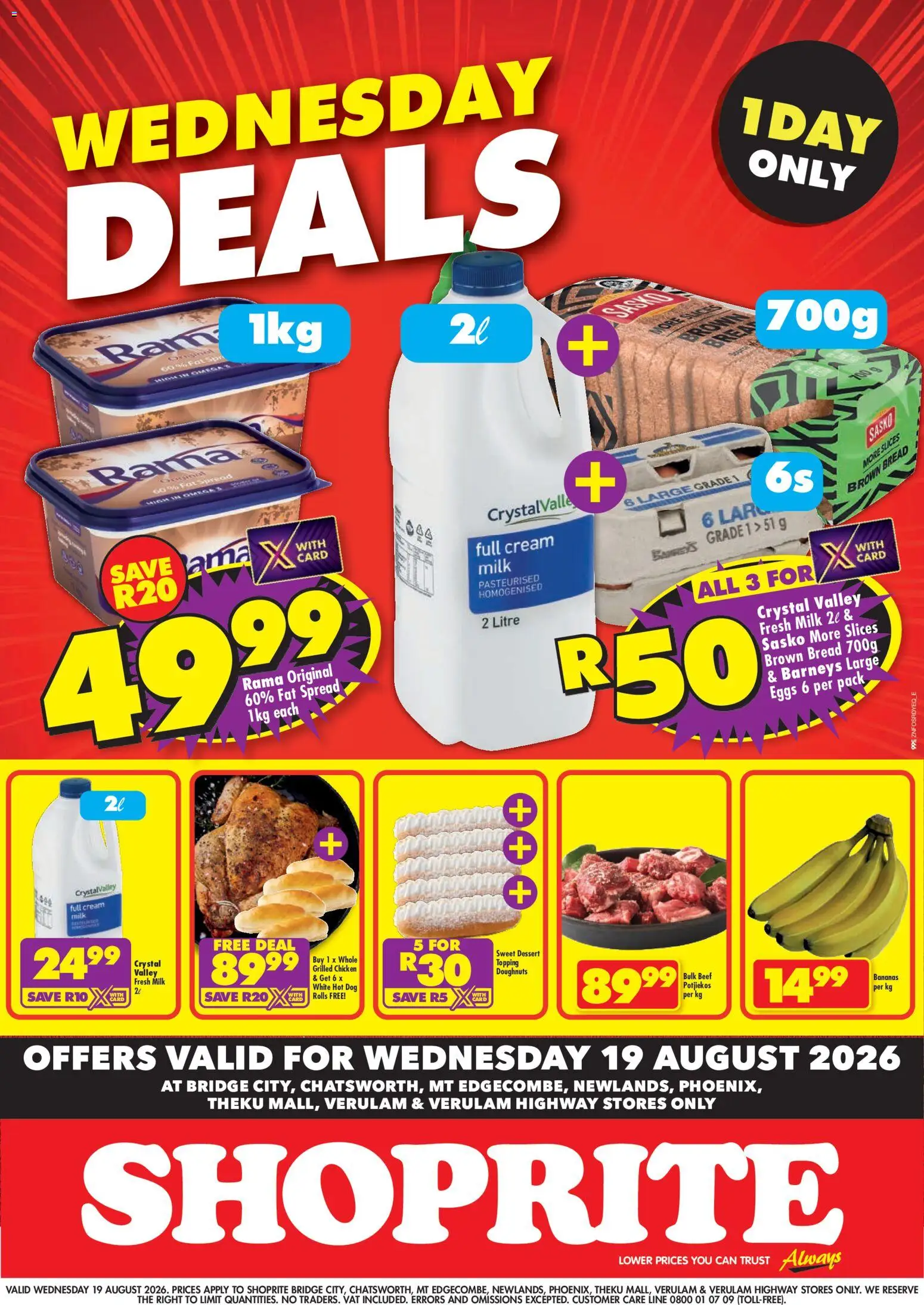Preview of Shoprite flyer valid from 19/08/2026