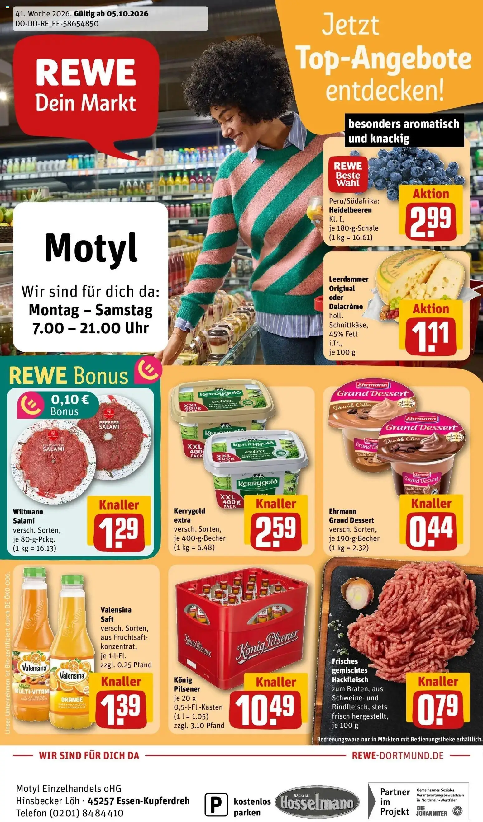 Vorschau von dem Prospekt des Geschäftes Rewe, gültig ab dem 05.10.2026