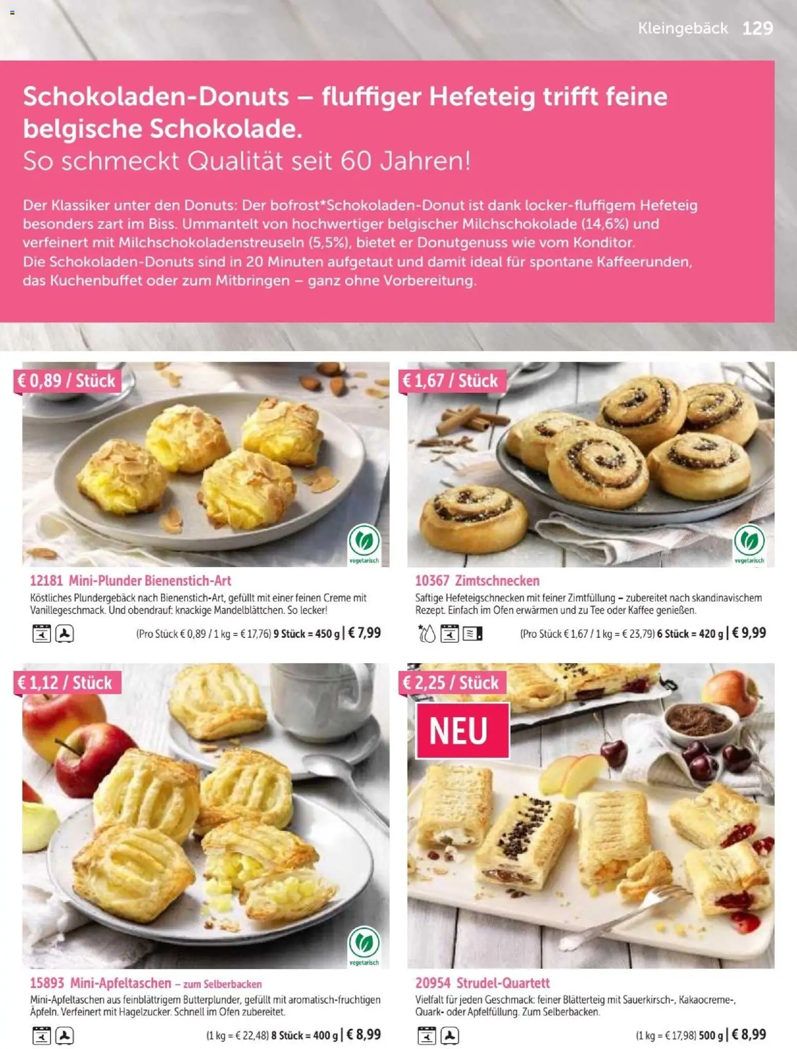 Vorschau von dem Prospekt des Geschäftes Bofrost, gültig ab dem 07.09.2026 - Kaffee, Tee, Donuts, Quark, Ofen, Creme