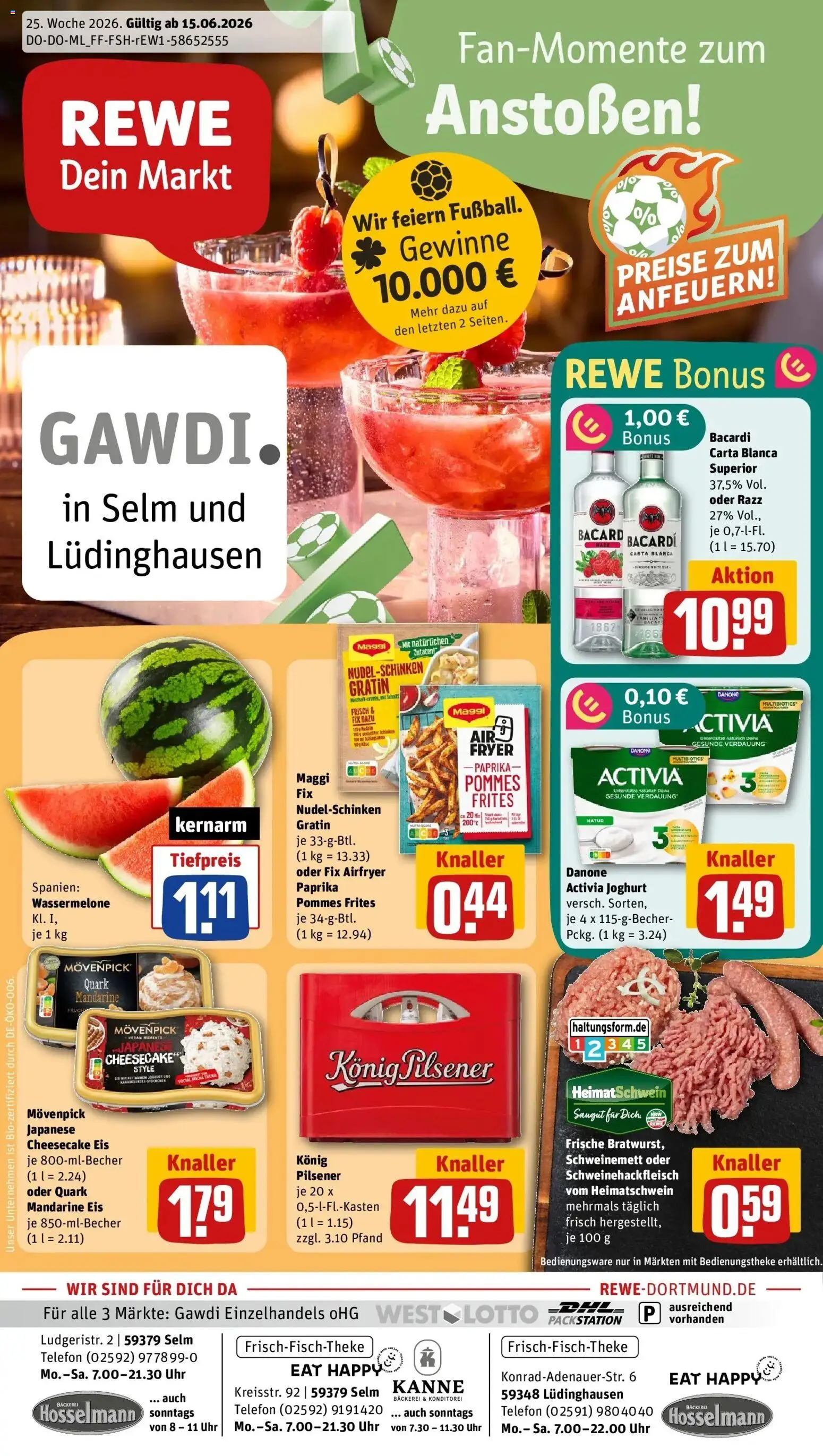 Vorschau von dem Prospekt des Geschäftes Rewe, gültig ab dem 14.06.2026