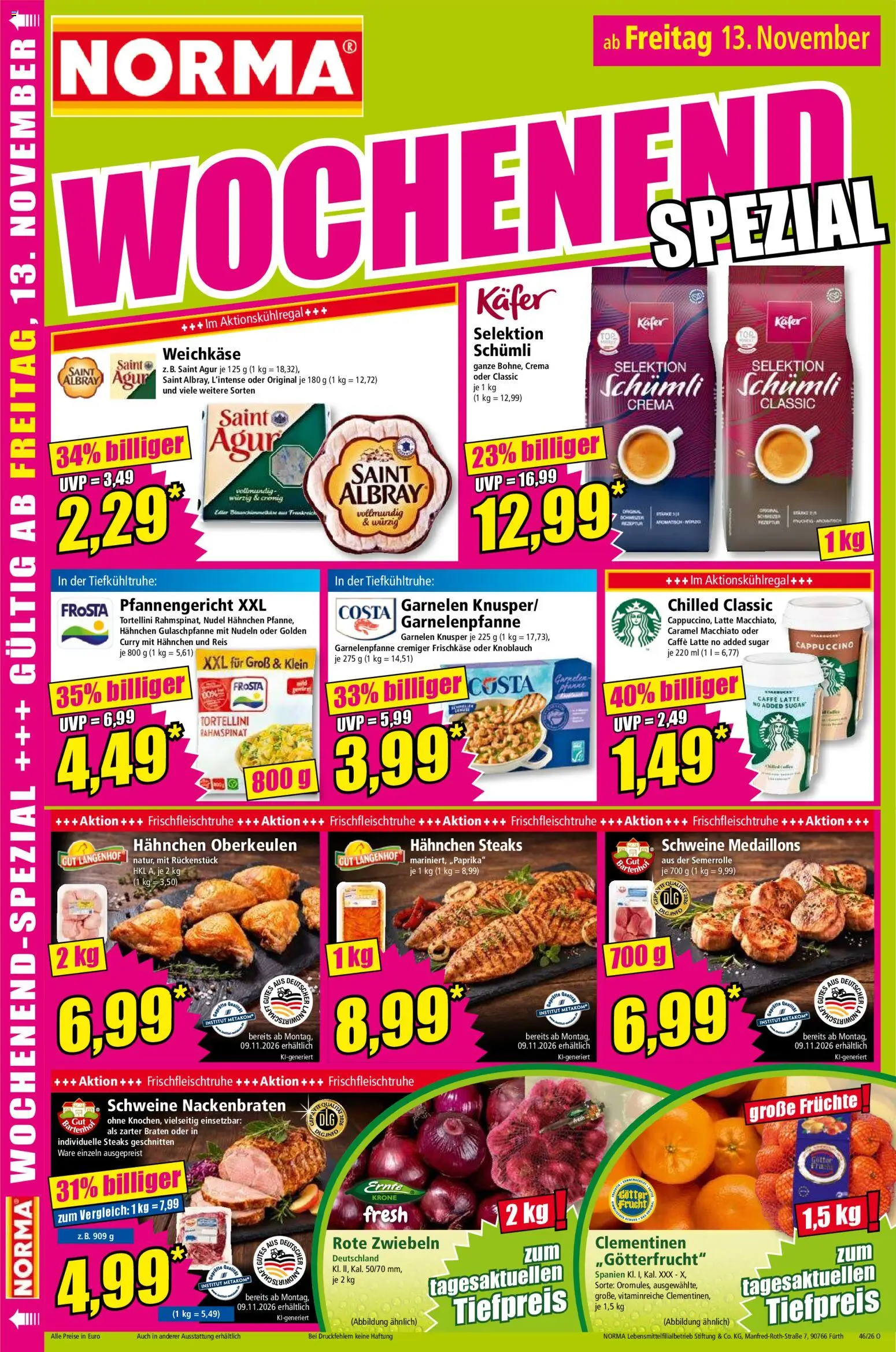 Vorschau von dem Prospekt des Geschäftes Norma, gültig ab dem 09.11.2026