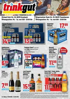 Vorschau von dem Prospekt des Geschäftes Trinkgut, gültig ab dem 17.08.2026