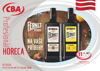Náhľad CBA Komfos letáku platného od 01.09.2026
