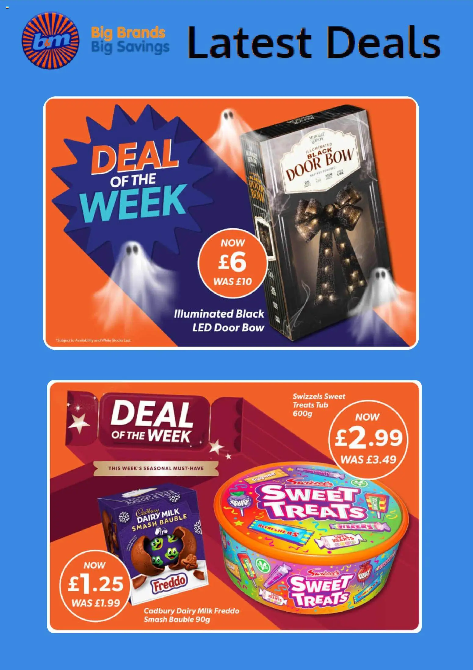 Preview of B&M B&M - Offers valid from 21/10/2026 - Milk, Door