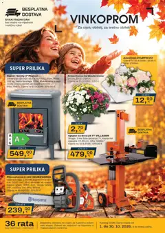 Pregled letka Vinkoprom Katalog trgovine Vinkoprom vrijedi od 01.10.2026