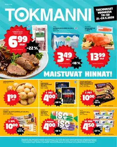 Kaupan Tokmanni Tokmanni ruokatarjoukset esikatselu, voimassa 21/05/2026