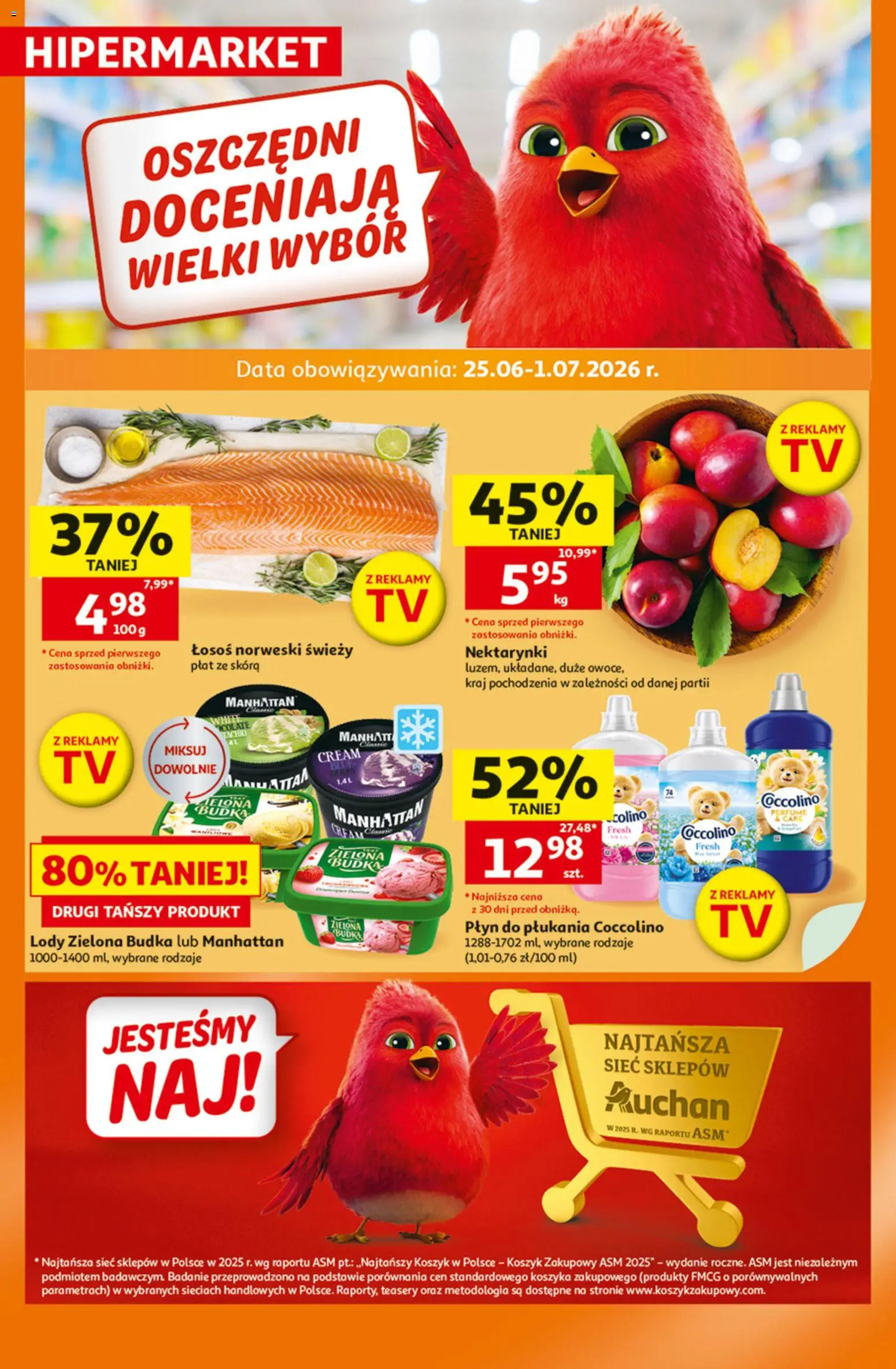 Pogląd gazetki "Auchan gazetka - 30 Lat Hipermarket" ze sklepu Auchan ważnej od 25.06.2026
