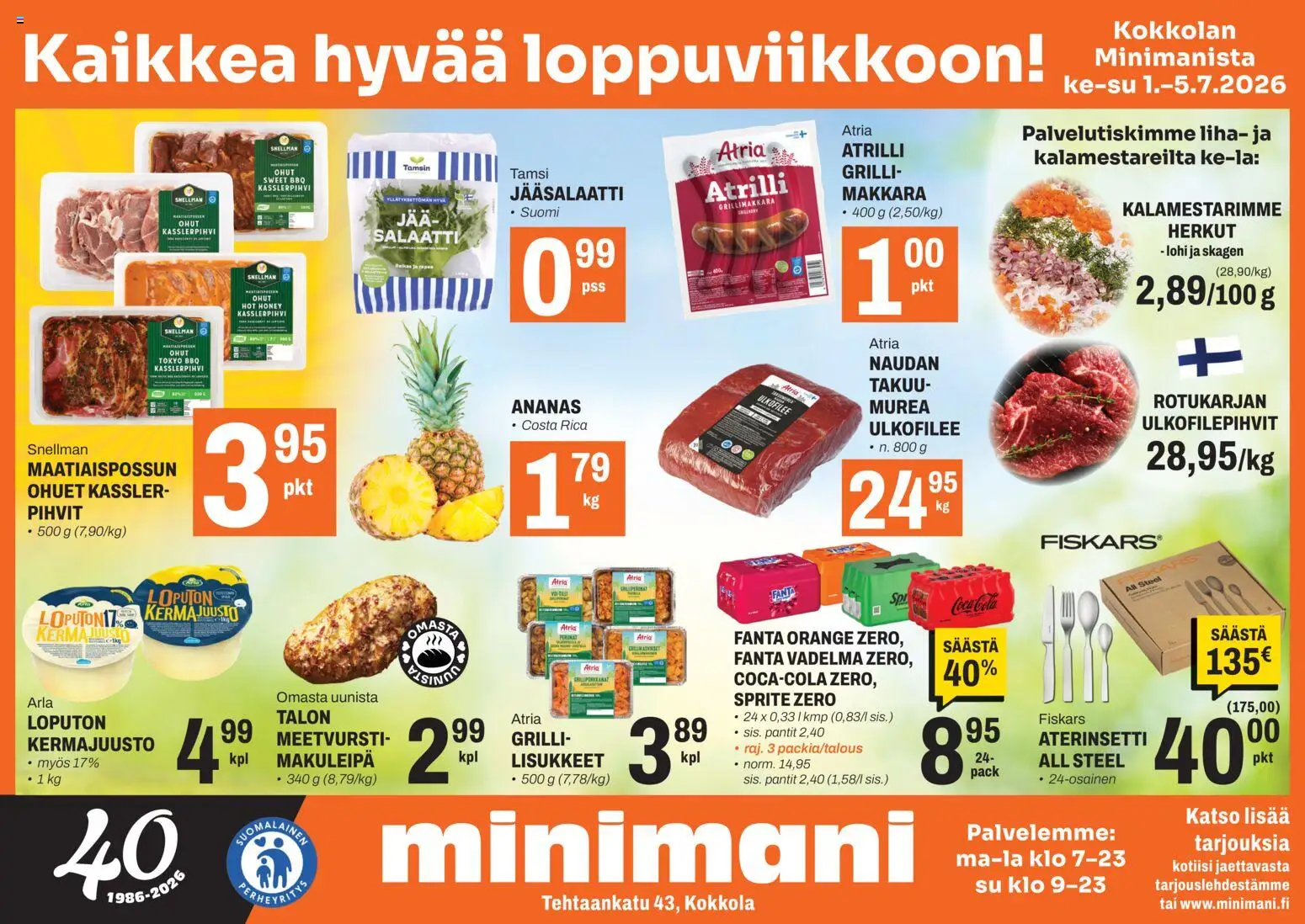 Kaupan Minimani Minimani tarjoukset - Kokkola esikatselu, voimassa 01/07/2026