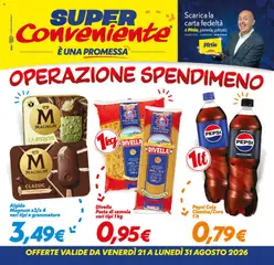Anteprima dell'opuscolo SuperConveniente volantino Messina, Siracusa, Palermo dal negozio SuperConveniente valido da 21/08/2026