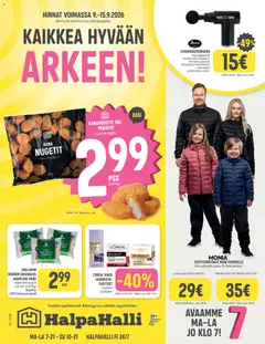 Kaupan Halpa Halli Halpa Halli tarjoukset esikatselu, voimassa 09/09/2026
