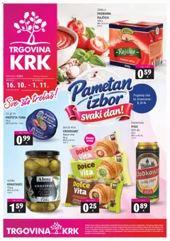 Pregled letka Trgovina Krk Katalog trgovine Trgovina Krk vrijedi od 16.10.2026