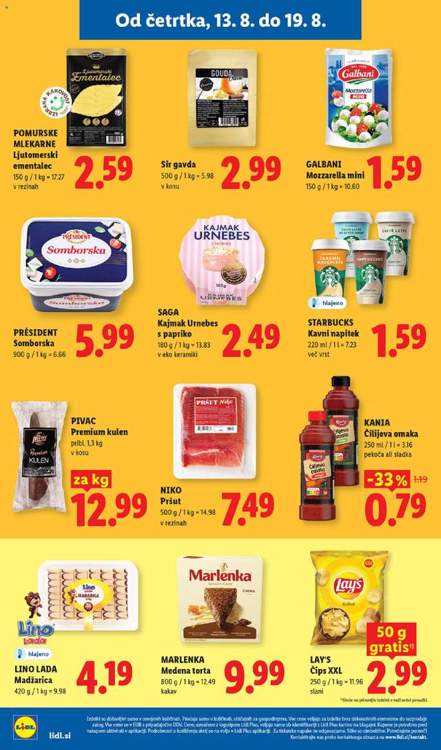 Novi Lidl katalog od 13.08.