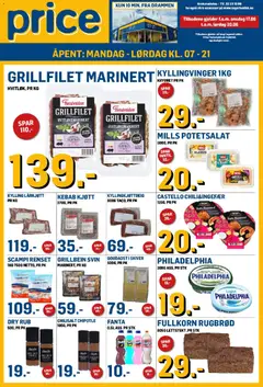Forhåndsvis Price Lagerbutikk kundeavis fra butikk Price Lagerbutikk gyldig fra 17/06/2026