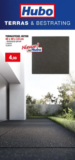 Prévisualisation de Hubo Terras & bestrating du magasin Hubo formulaire valide 17/03/2026