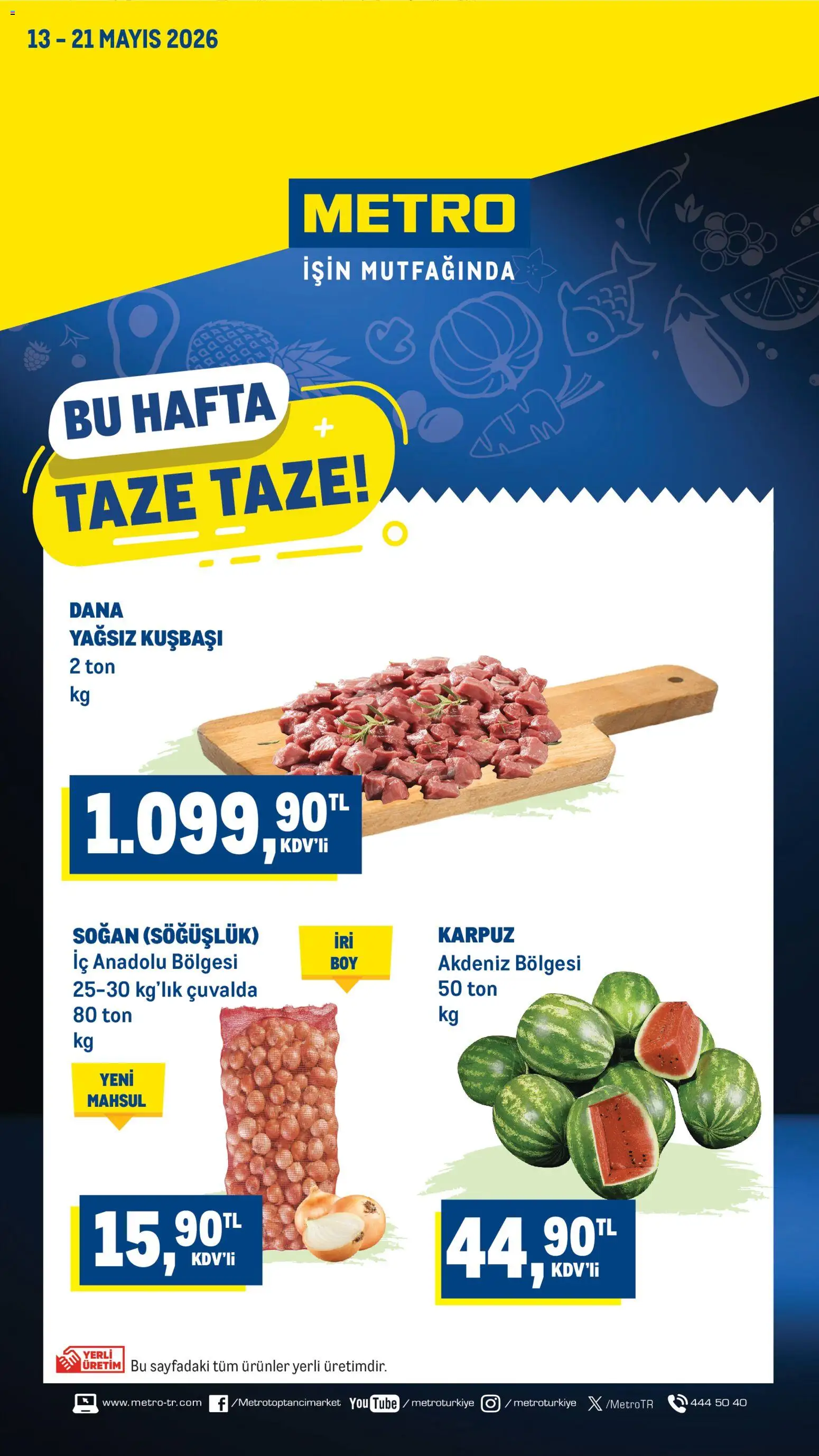 Metro Metro Katalog 13.05.2026 - Broşürünün önizlemesi