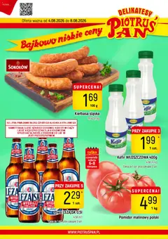 Pogląd gazetki "Piotruś Pan gazetka" ze sklepu Piotruś Pan ważnej od 04.08.2026