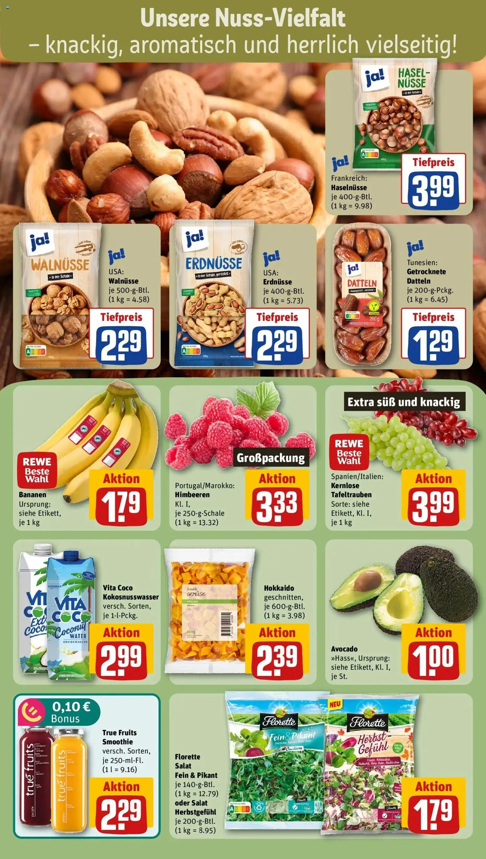 Vorschau von dem Prospekt des Geschäftes Rewe, gültig ab dem 26.10.2026
