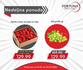 Pregled Fortuna Market kataloga - važi od 03.09.2026