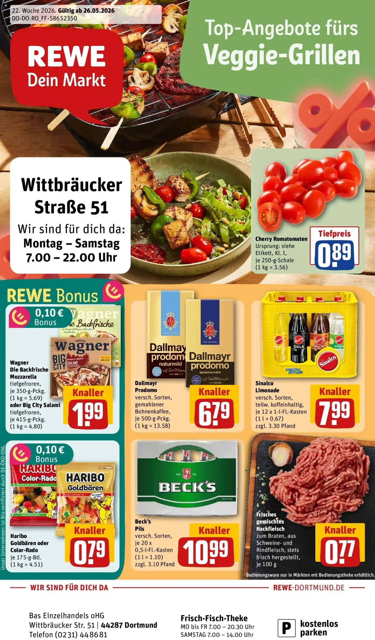 Vorschau von dem Prospekt des Geschäftes Rewe, gültig ab dem 26.05.2026