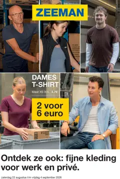 Voorbeeld van Zeeman folder van winkel Zeeman geldig vanaf 22-08-2026