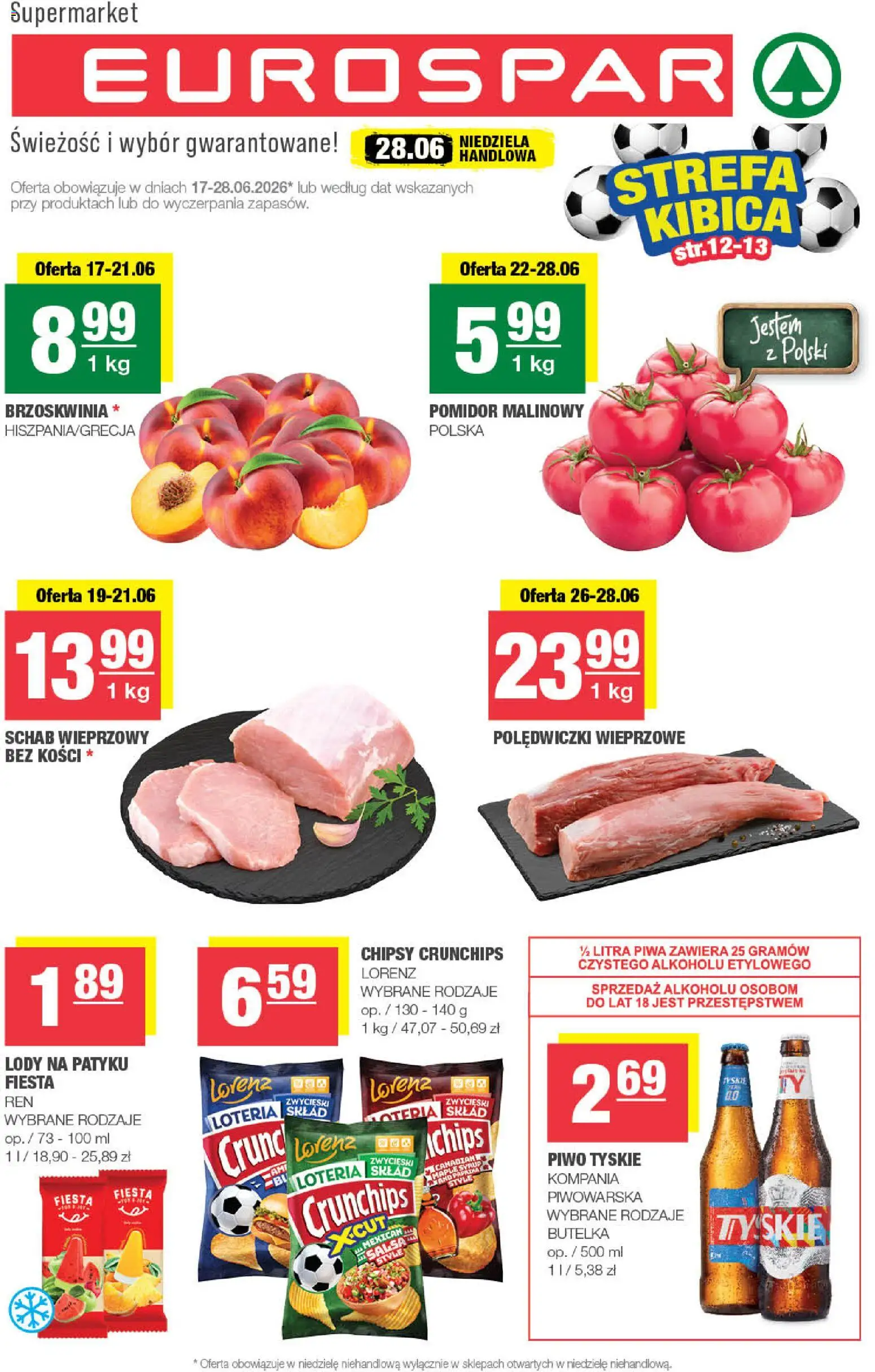 Pogląd gazetki "Spar gazetka - Eurospar" ze sklepu Spar ważnej od 17.06.2026