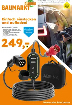 Vorschau von dem Prospekt des Geschäftes Globus Baumarkt, gültig ab dem 20.09.2026