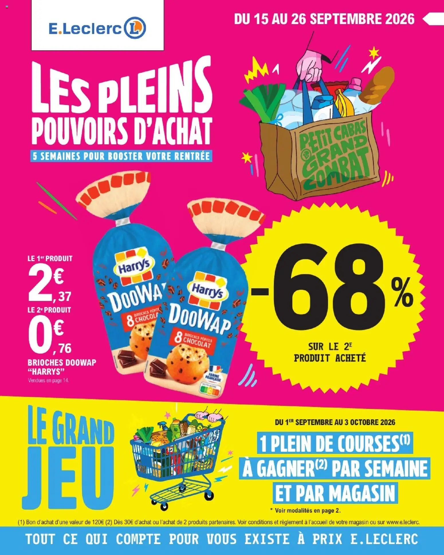 Prévisualisation de E.Leclerc catalogue du magasin E.Leclerc formulaire valide 15/09/2026