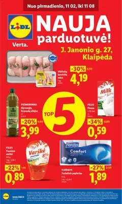 LIDL parduotuvės leidinio LIDL leidinys Klaipeda galiojančio nuo 2026.11.02 peržiūra