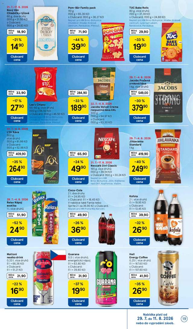 Nový Tesco leták od 29.07.