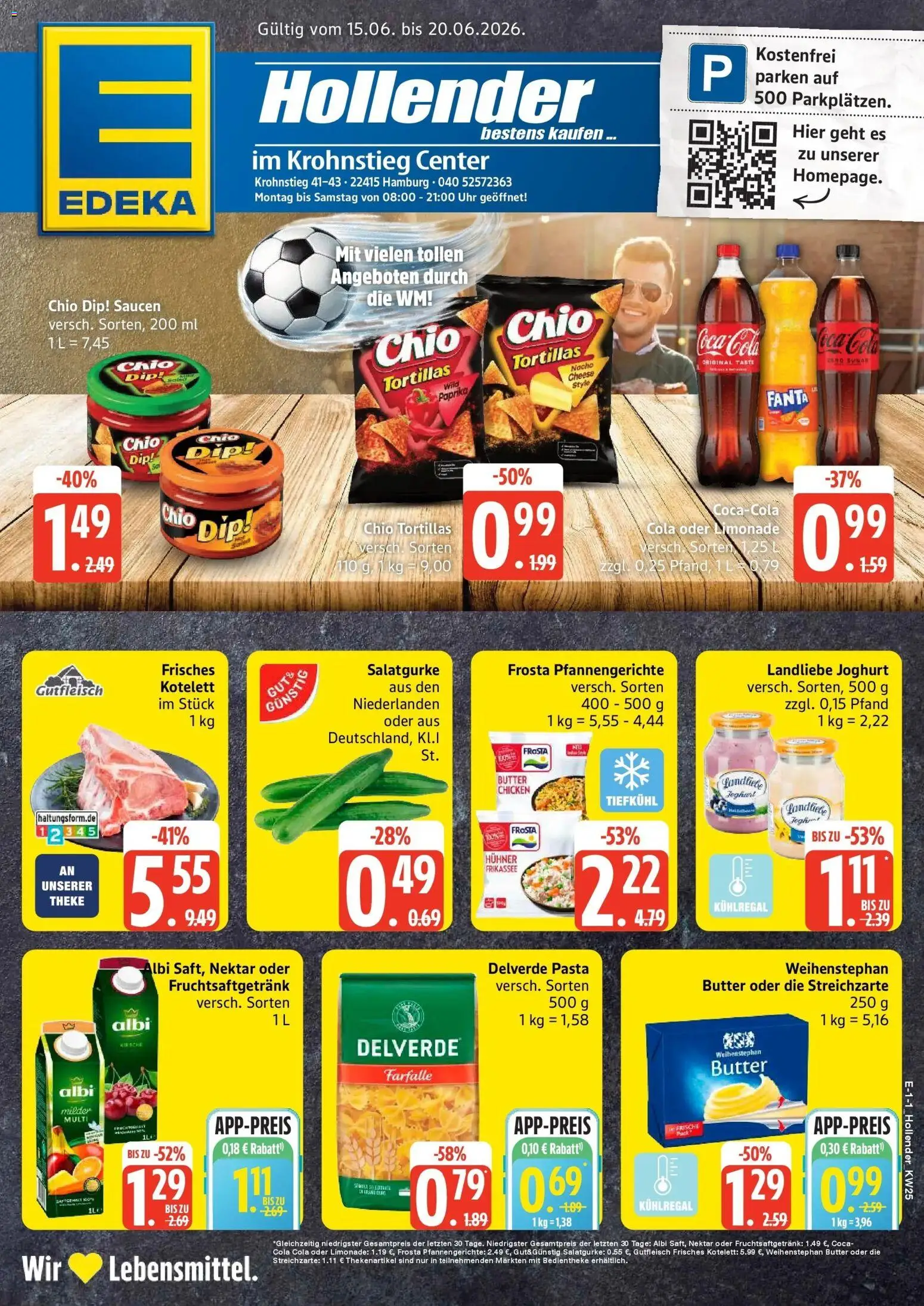 Vorschau von dem Prospekt des Geschäftes Edeka, gültig ab dem 14.06.2026