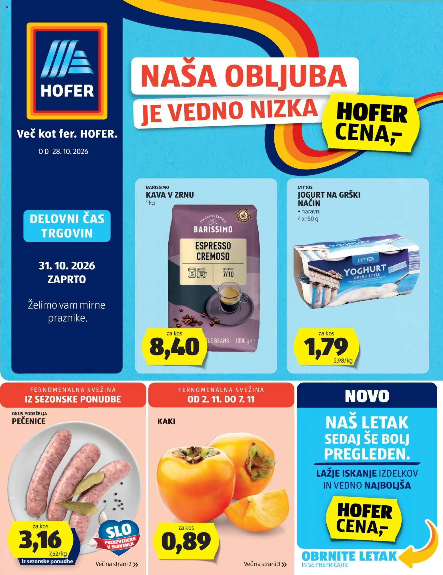 Predogled kataloga iz trgovine Hofer veljaven od 28.10.2026
