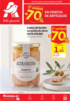 Vista previa del folleto de la tienda Alcampo válido desde el 27/08/2026 