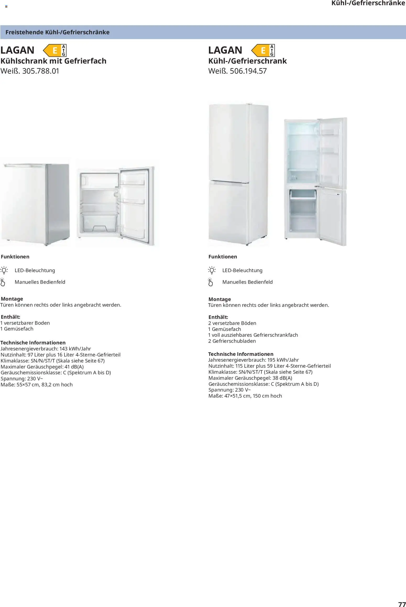 Vorschau von dem Prospekt des Geschäftes Ikea, gültig ab dem 11.09.2026 - Kühlschrank