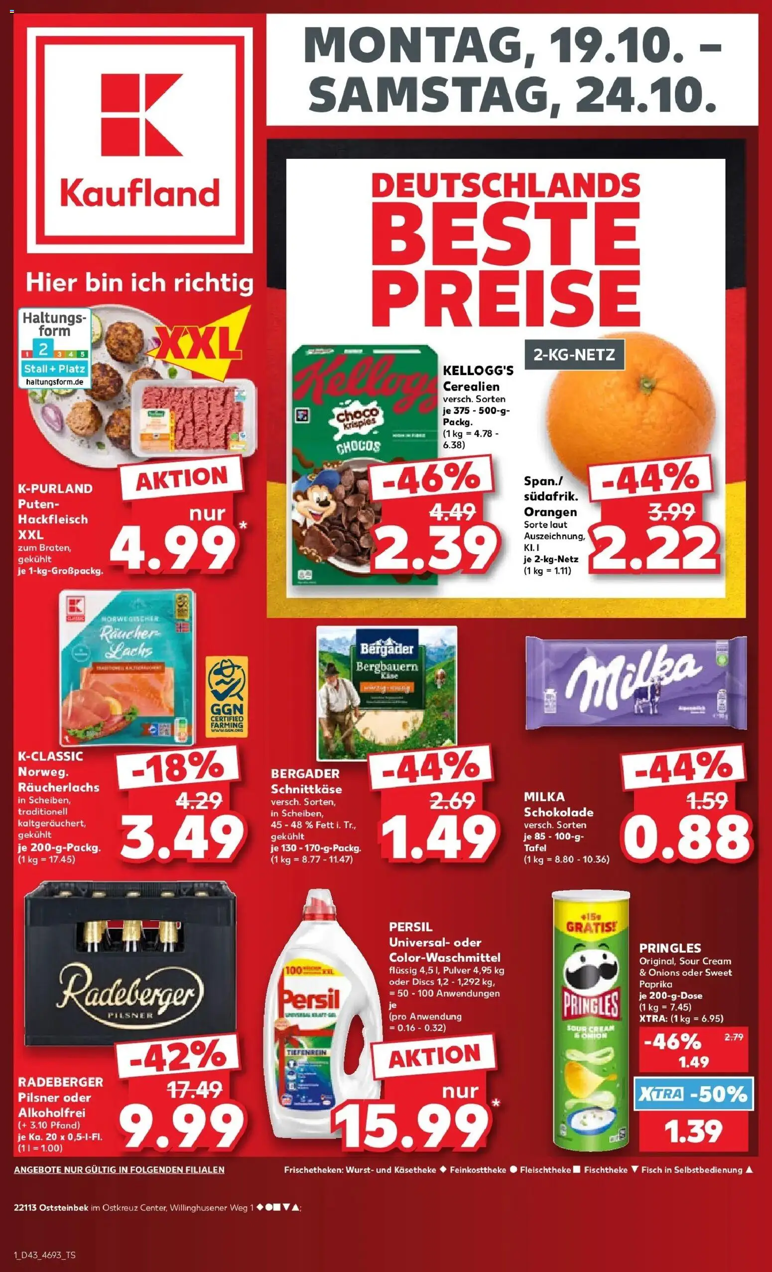 Vorschau von dem Prospekt des Geschäftes Kaufland, gültig ab dem 19.10.2026