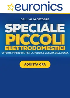 Anteprima del volantino Volantino Euronics - Speciale Piccoli Elettrodomestici valido a partire dal 01/10/2026