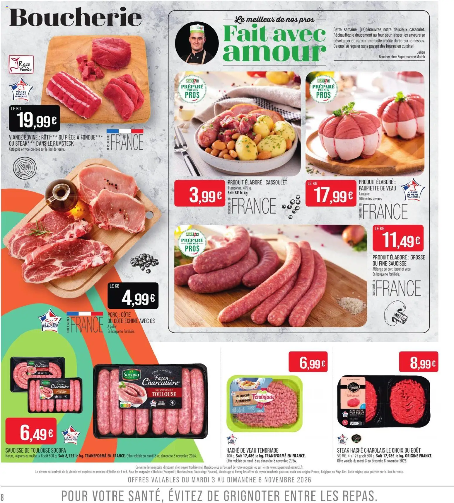 Prévisualisation de Match Supermarché catalogue du magasin Match Supermarché formulaire valide 03/11/2026