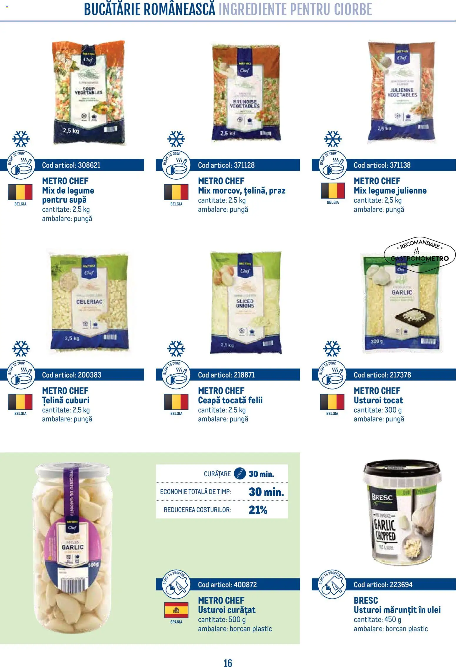 Previzualizarea de cataloage: Metro Metro Catalog Smart Chef valabil de la 21.04.2026 - Bucătărie, Țelină, Ulei, Legume, Ceapă, Usturoi, Borcan, Pungă
