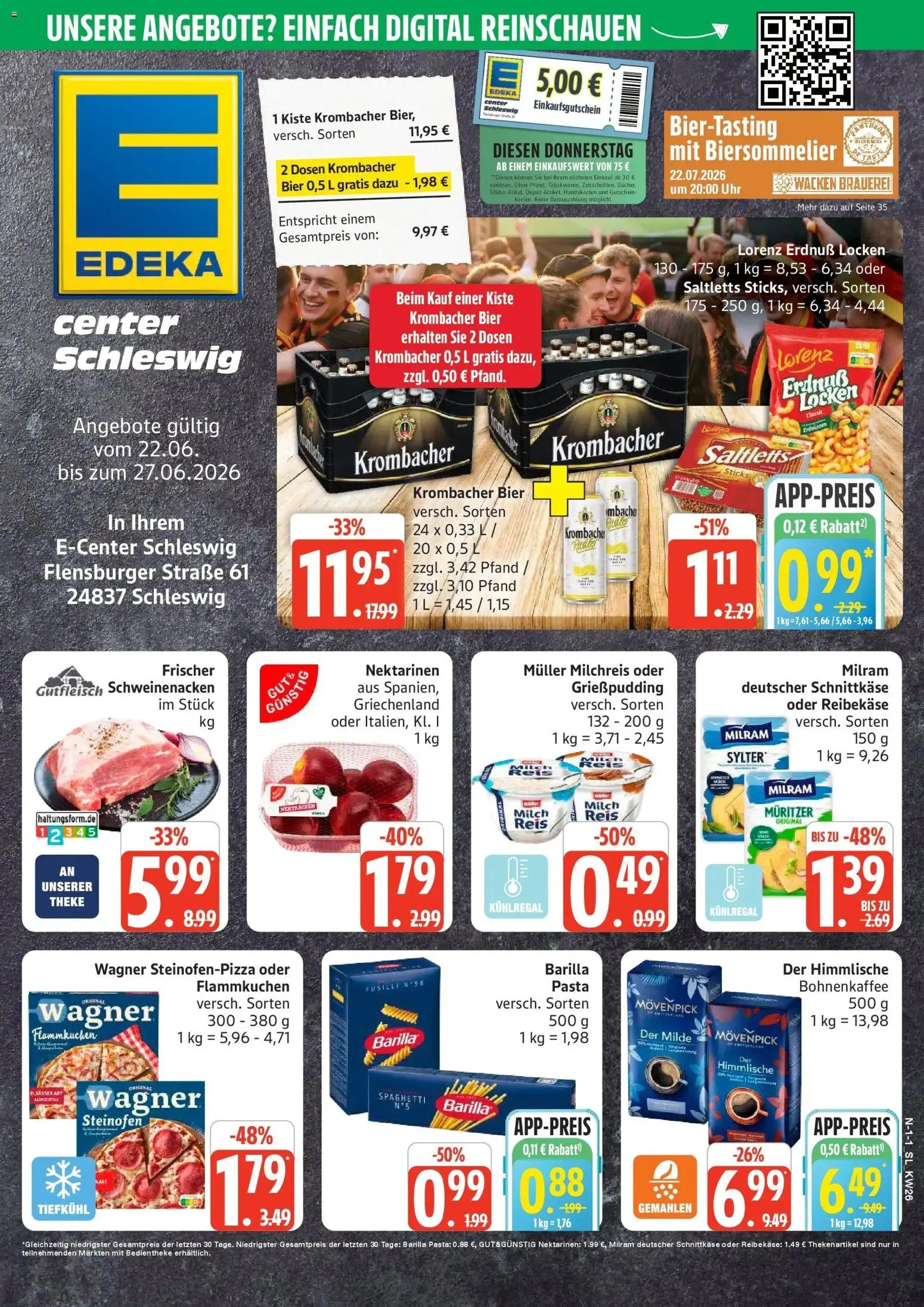 Vorschau von dem Prospekt des Geschäftes Edeka, gültig ab dem 22.06.2026