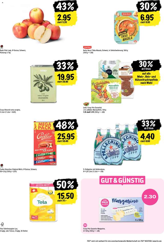 Neue Coop Aktionen ab 15.10.